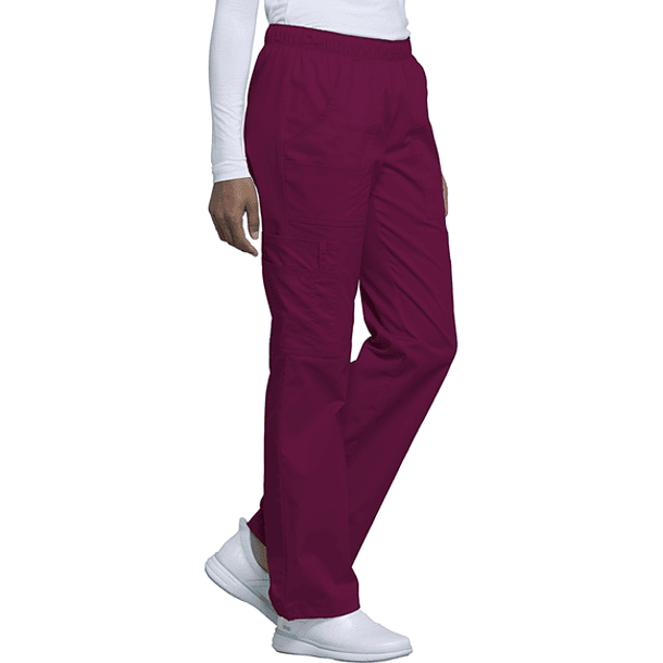 Pantalón Cherokee Core Stretch 4005 WINW Rojo Burdeo 4