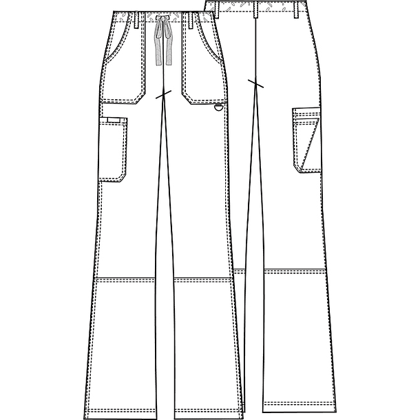 Pantalón Cherokee Originals 4020T Celeste 5