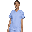 Polera Cherokee Originals 4700 CIEW Celeste 2