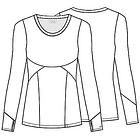 Polera Primera Capa Code Happy Bliss 46608A Blanca 2