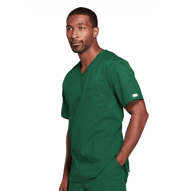 Polera Cherokee Core Stretch 4725 Verde Oscuro 3