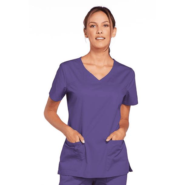 Polera Cherokee Core Stretch 4727 Morada 1