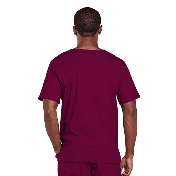 Polera Cherokee Core Stretch 4725 Rojo Burdeo 2