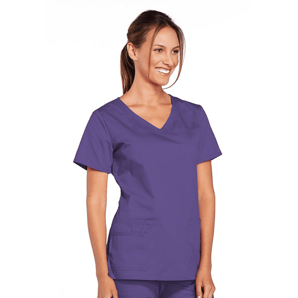 Polera Cherokee Core Stretch 4727 Morada 4