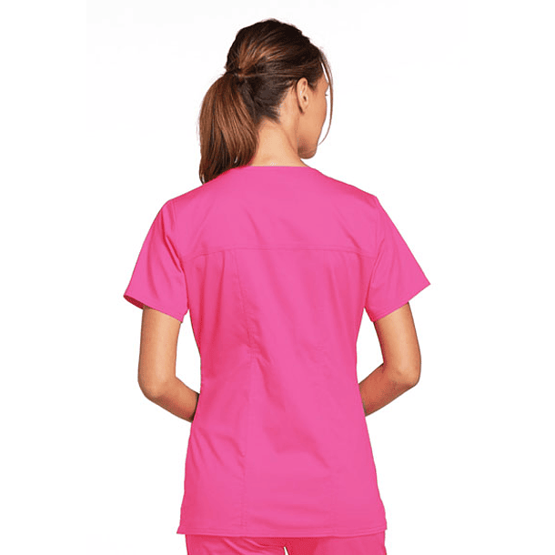 Polera Cherokee Core Stretch 4727 Rosada 2