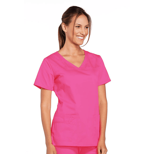 Polera Cherokee Core Stretch 4727 Rosada 4