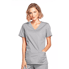 Polera Cherokee Core Stretch 4728 Gris Claro 1