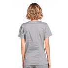 Polera Cherokee Core Stretch 4728 Gris Claro 2