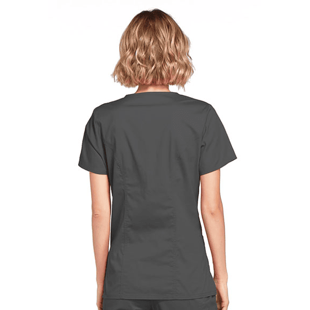 Polera Cherokee Core Stretch  4728 Gris Oscuro 2