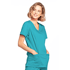 Polera Cherokee Core Stretch 4728 Verde Claro 4