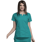 Polera Cherokee Originals 4824 Verde Teal Blue 1