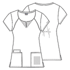 Polera Cherokee Originals 4824 Verde Teal Blue 5