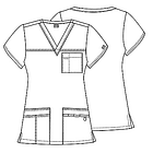 Polera Dickies Gen Flex 817455 Blanca 5