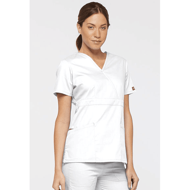 Polera Dickies Eds Signature 86806 Blanca 4