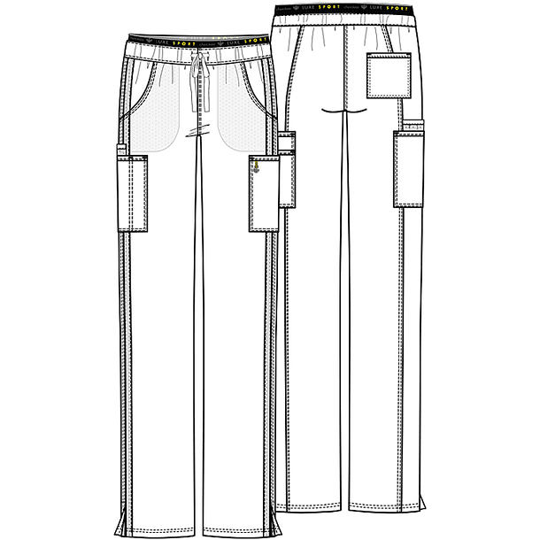 Pantalón Cherokee Luxe CK003T Burdeo 5