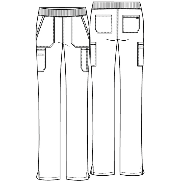 Pantalón Cherokee Originals WW210T Gris Oscuro 4