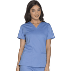 Polera Cherokee Core Stretch WW630 Celeste 1