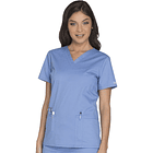 Polera Cherokee Core Stretch WW630 Celeste 3
