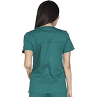 Polera Cherokee Core Stretch WW630 Verde Oscuro 2