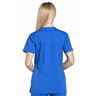 Polera Cherokee Professionals WW655 Azul Royal 2