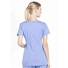Polera Cherokee Professionals WW685 Celeste 2