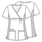 Polera Cherokee Professionals WW685 Celeste 5