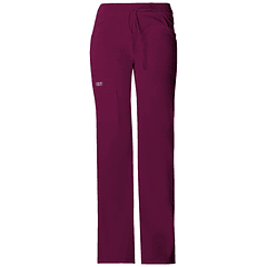 Pantalón Cherokee Core Stretch 24001 Rojo Burdeo