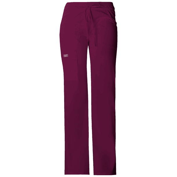 Pantalón Cherokee Core Stretch 24001 Rojo Burdeo 1