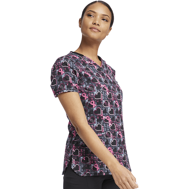 Polera Cherokee Infinity Estampado Corazones CK634 CRBE 2