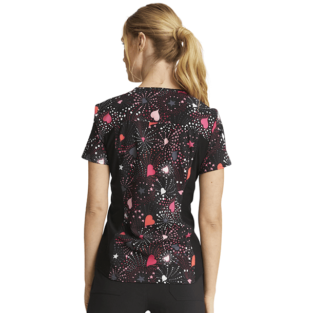 Polera Cherokee Iflex Estampado Bursting  4