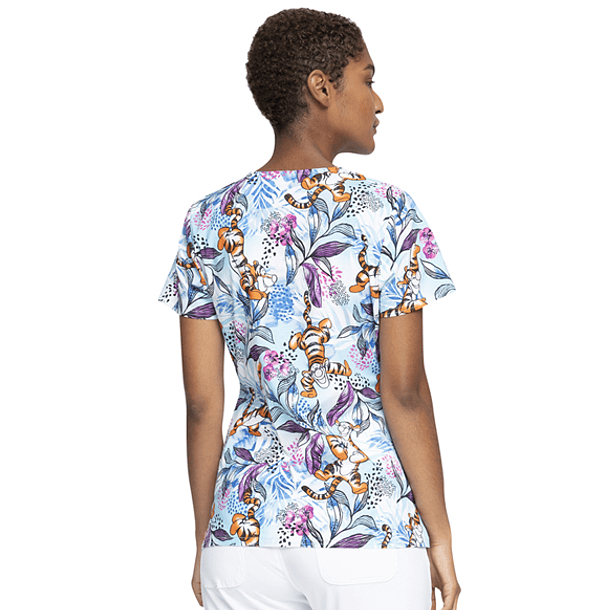 Polera Cherokee Licensed Estampado Tropical Tigger 4