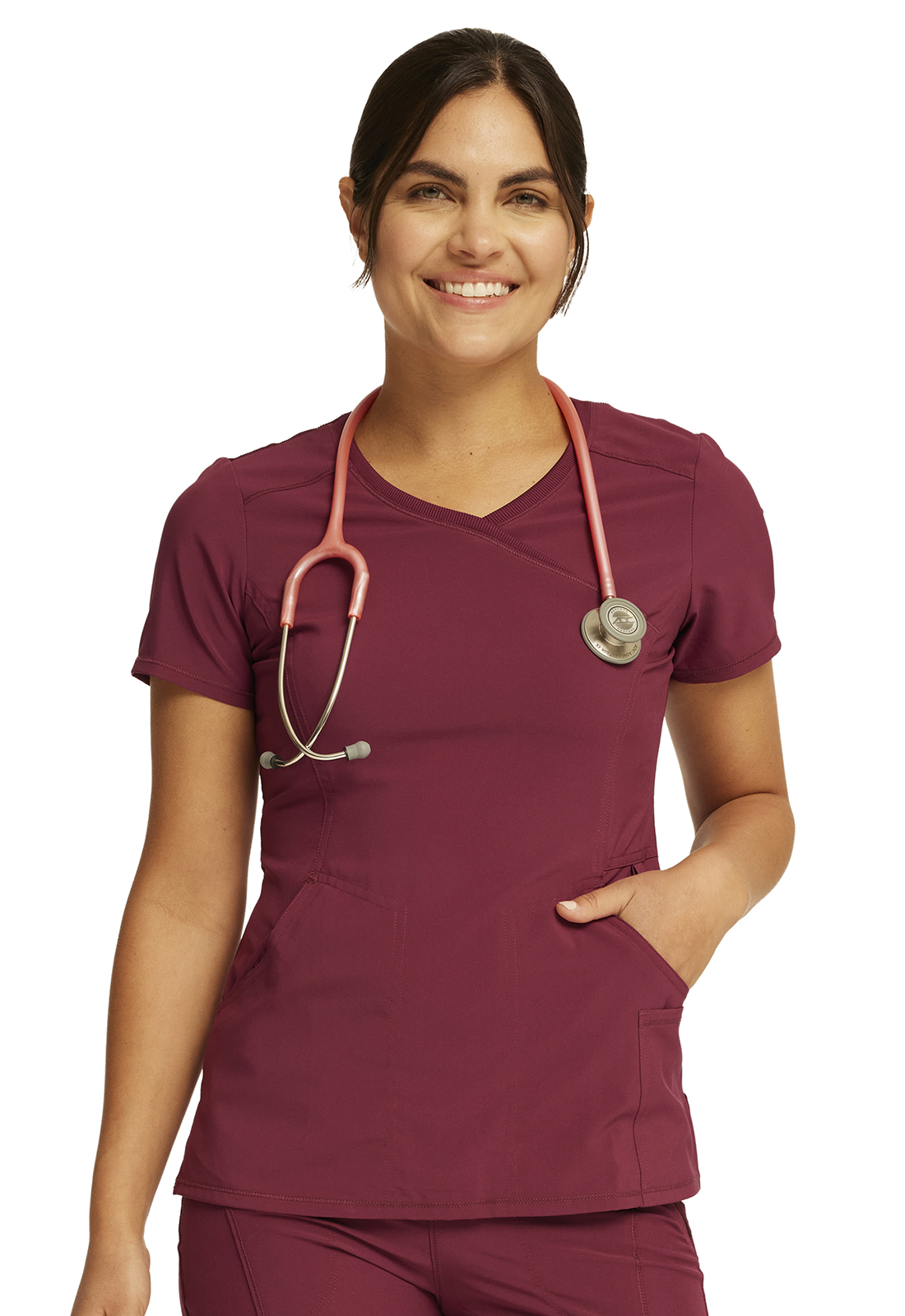 Polera Cherokee Infinity 2625A Burdeo