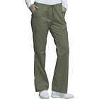 Pantalón Cherokee Core Stretch 4044T Verde Oscuro Oliva 4