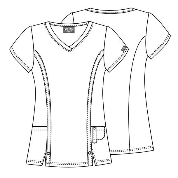 Polera Dickies Xtreme Stretch 82851 Blanco 