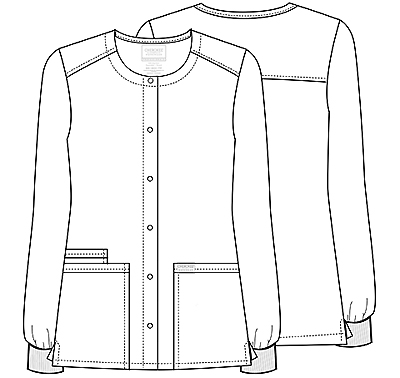Chaqueta Cherokee Professionals WW340 Azul Marino
