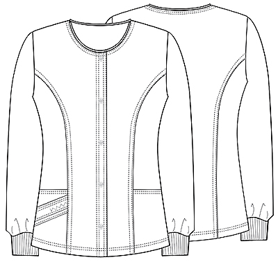 Chaqueta Cherokee Luxe 1330 Azul Marino