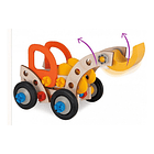 Juguete 100% Madera Didactico Eichhorn Excavadora 90 Piezas 4