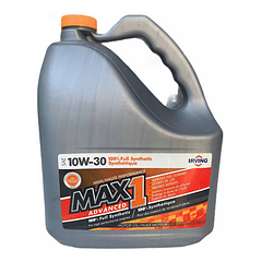 Aceite Motor 10w30 100% Sintetico Bencinero Irving 1galon 