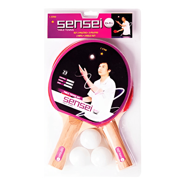 Set Sensei 2 Pal 3 Pelotas Oferta 