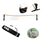 Set De Red Futbol Tenis 4 Mts Con Balon Tornado #4 1