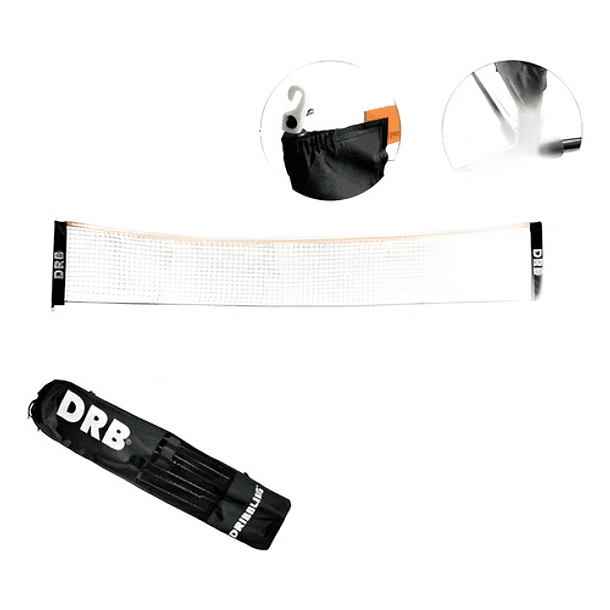 Set De Red Futbol Tenis 4 Mts Con Balon Tornado #4 3