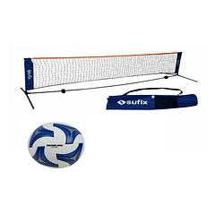 Red Futbol Tenis 3 Mts Sufix Con Balon Polaris Profesional