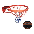 Set De Aro De Básquet Doble Retráctil Con Balon Fun #7 1