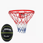Set Aro De Basquet  Con Balon Glow Drb N° 3 1