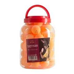 Pack Pelotas  60 Unid  Naranja. Ping Pong 3 Estrellas Sensei