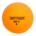Pack Pelotas  6 Unid  Naranja. Ping Pong 1 Estrella Sensei 2