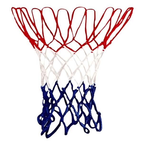 Red De Básquetbol Repuesto Competencia Tricolor Nylon 
