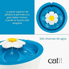 Fuente Bebedera Para Gatos  Mini Flor Led - Catit 3 Lts. 3