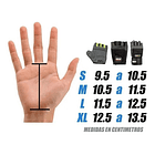 Guante Fitness Cuero Con Muñequera Para Pesas Drb  Lion 6