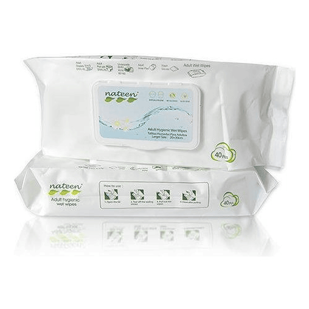 Water Wipes 1x40 Und 30cm X 20cm Xl Bebes/adulto Aloe Vera  